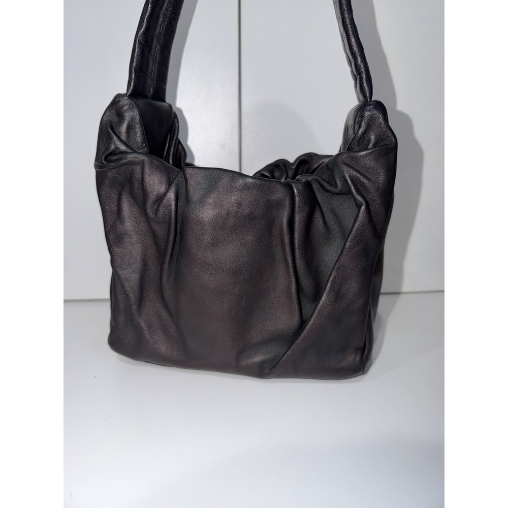 Staud Felix Black‎ Leather Bag $295 L - Picture 3 of 13